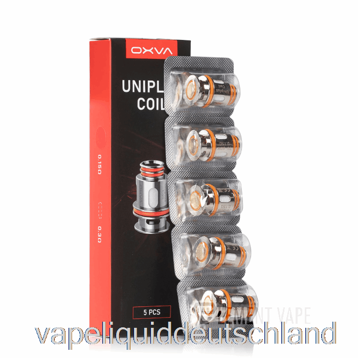 Oxva Uniplus Ersatzspulen 0,15 Ohm Uniplus Spulen Vape Liquid
